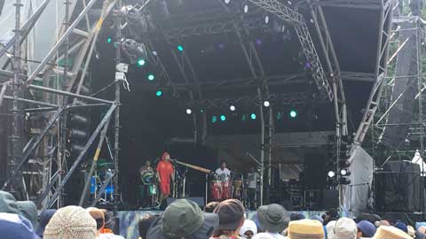フジロック2018・初日。goma and the jungle rhythm section