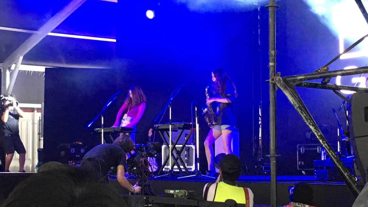 フジロック2018・初日。LET'S EAT GRANDMA