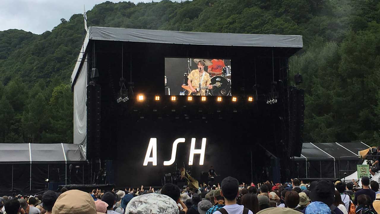フジロック2018・2日目。ASH