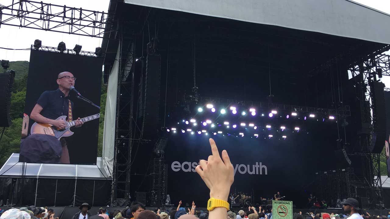 フジロック2018・2日目。eastern youth