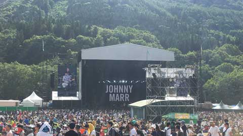 フジロック2018・2日目。Johnny Marr