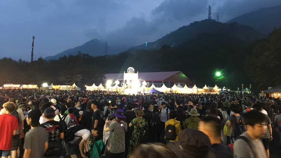 フジロック2019前夜祭オアシスエリア